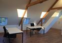HB accountants Turnhout, zolder isoleren en herinrichten tot mooie en functionele bureau ruimte.